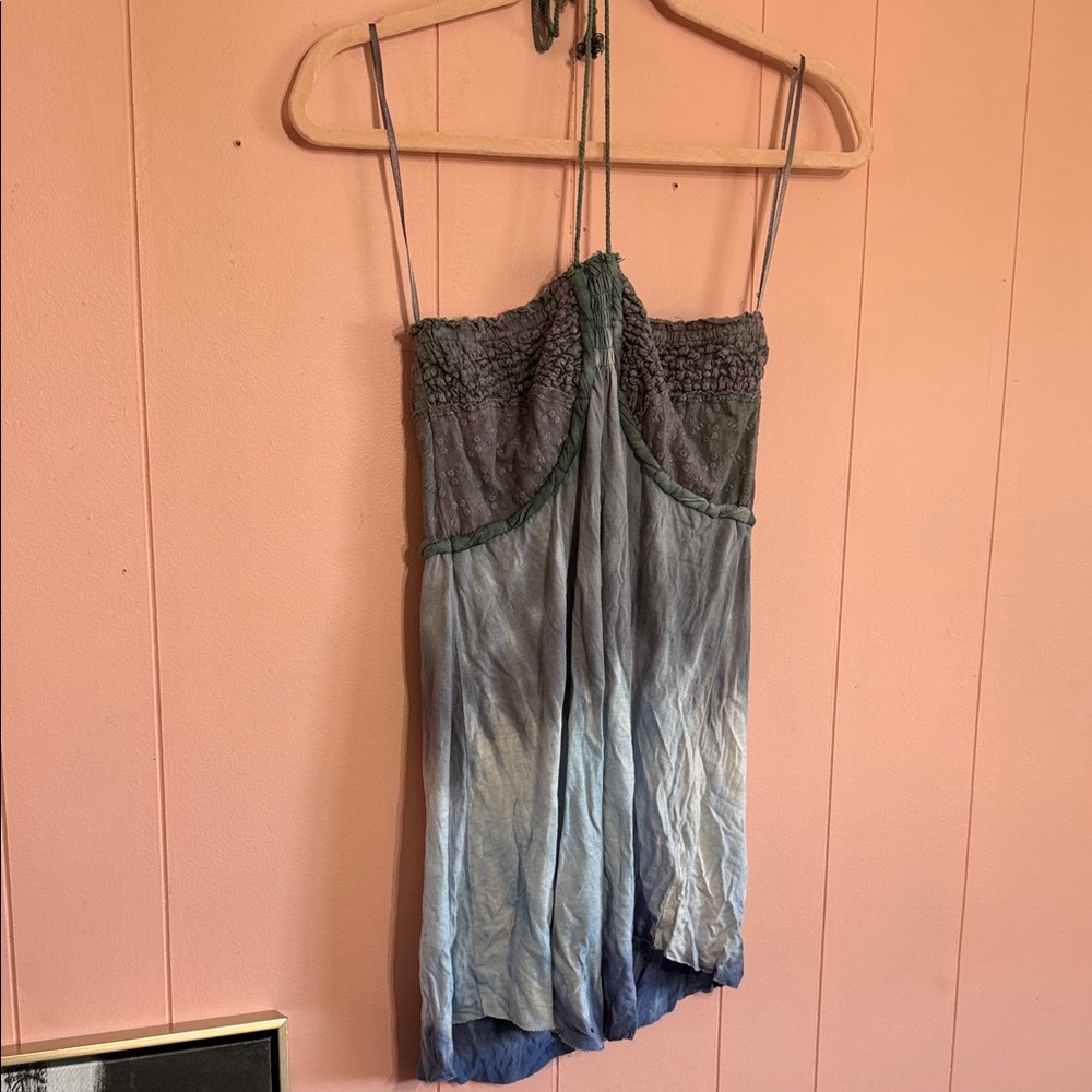 Free People Blue Ombre Tank Top